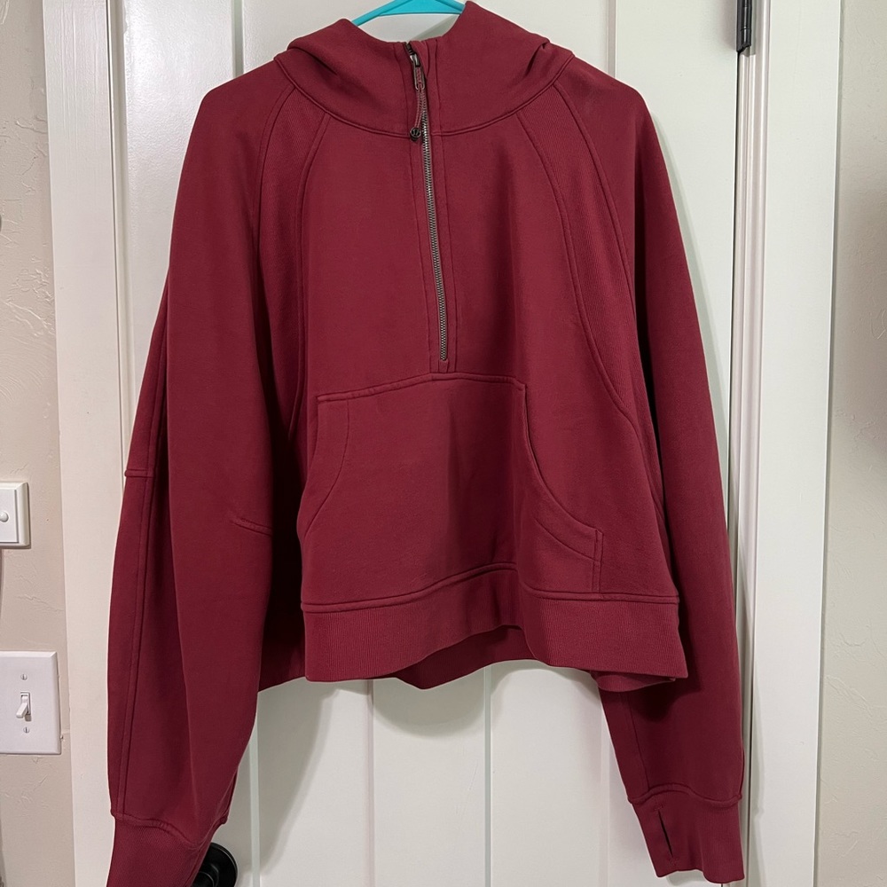 Lululemon Scuba half zip hoodie
